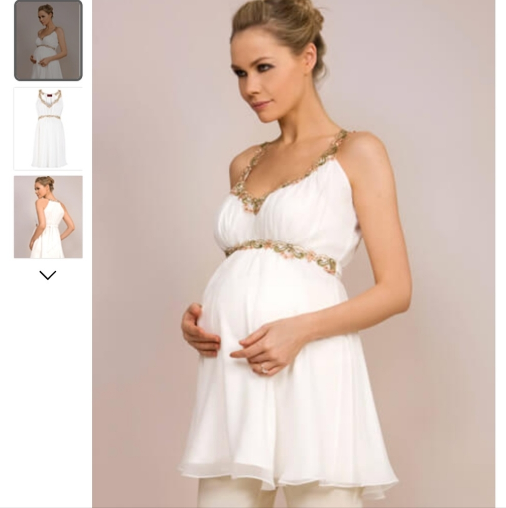 Tiffany Rose Grecian Maternity Tunic Top